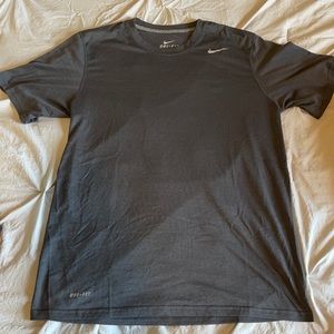 Nike gray dri fit t shirt